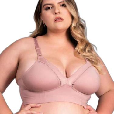 Imagem de Sutiã De Lingerie Cobertura Total Sem Bojo Sem Aro Duloren, Castanha, 