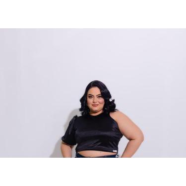 Imagem de Crooped Beach gloss, preto - Menina rara 