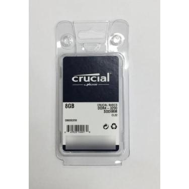 Imagem de Memória Notebook DDR4 8GB 3200Mhz CB8GS3200 Crucial