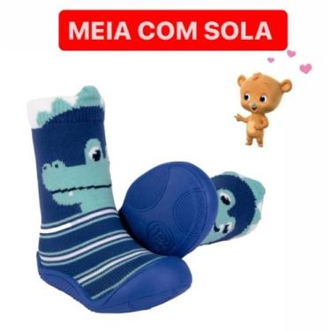 Imagem de Meia Sola Antiderrapante infantil Bebê - Pimpolho