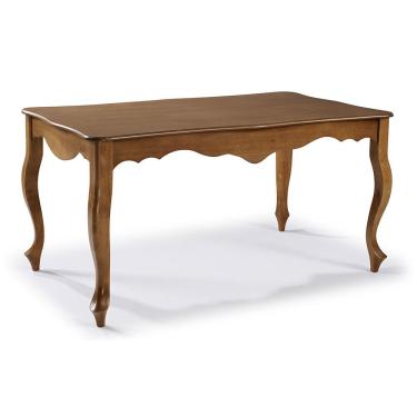 Imagem de Mesa de Jantar Luiz XV Antique Retangular 6 Lugares MDF 116cm Imbuia Linz Móveis