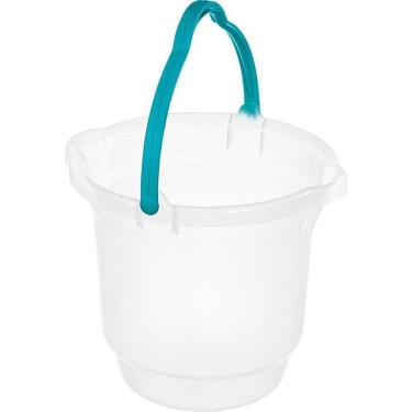 Imagem de Balde Plástico 15L Hydrus com Bico de Água e Alça Reforçada Design Ergonômico Uso Doméstico Sanremo
