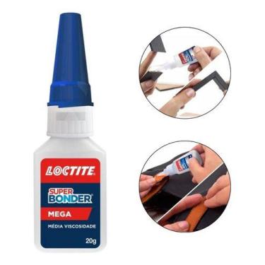 Imagem de Cola Super Bonder 20gramas Mega Loctite - Henkel