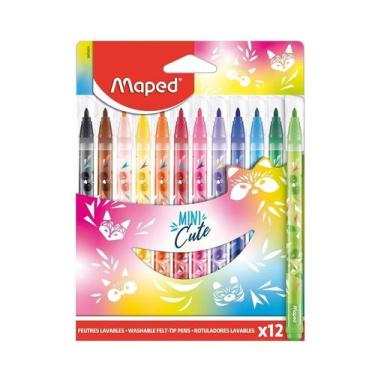 Imagem de Canetinha Hidrográfica Mini Cute 12 Cores - Maped