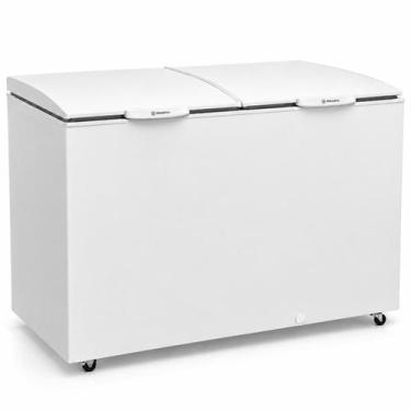 Imagem de Freezer Horizontal Bivolt 411L Inverter Dupla Ação Gelopar GHB410 Bran