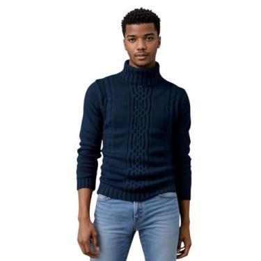 Imagem de Kit 3 Cacharrel Tricot Lã Masculina Canelada Ref: 818 - Morenna Piment