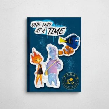 Imagem de Caderno Pixar Colegial Edições Brochura Capa Dura 160 Folhas - ANIMATI