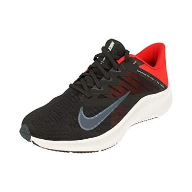 Imagem de Tênis Nike Quest 3 Preto e Vermelho - Masculino - 41 - Preto