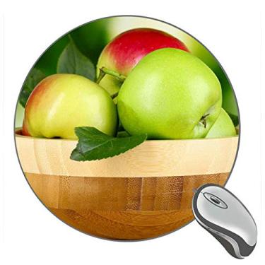 Imagem de Mouse pad de borracha para jogos Food Fruit Green and Red Apples