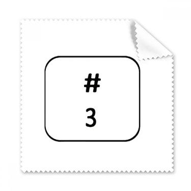 Imagem de Keyboard Symbol 3 Art Deco Gift Pano de limpeza Fashion Phone Screen Glasses Cleaner 5 peças