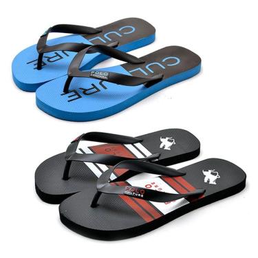 Imagem de Kit 2 Pares Chinelo Polo Culture Antiderrapante Conforto