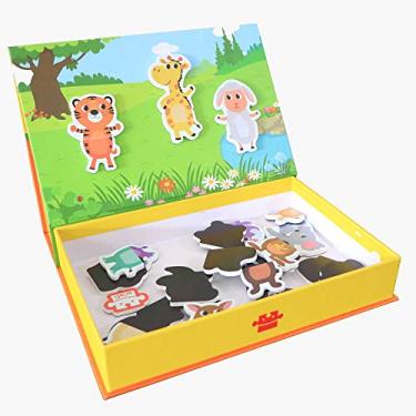 Imagem de Quebra Cabeça De Animais Na Caixa Magnéticos