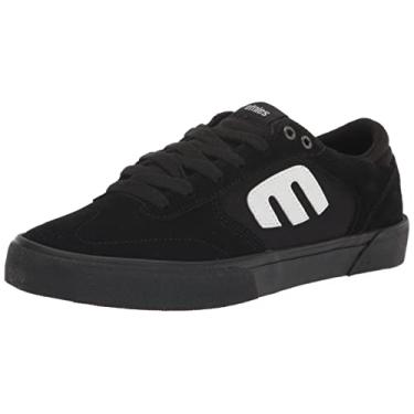 Imagem de Etnies Tênis de skate masculino Windrow Vulc cano baixo, Preto/Preto/Branco, 10