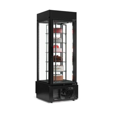 Imagem de Vitrine Refrigerada Giratória Para Bolos Gelopar GEVG-075 PR-220v