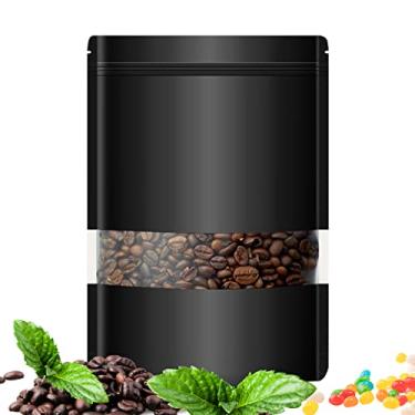 Imagem de Pacote com 100 sacos à prova de cheiro Mylar para armazenamento de alimentos, sacos de embalagem resseláveis para pequenas empresas, bolsas de papel alumínio, sacos reutilizáveis seláveis a quente com