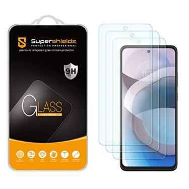 Imagem de Película de vidro temperado Supershieldz projetada para Motorola (One 5G Ace) / Um 5G UW Ace/Moto G 5G (2020), antiarranhões, sem bolhas