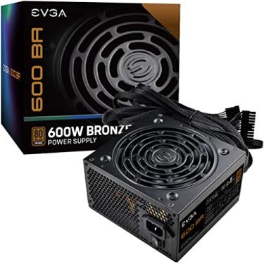 Imagem de EVGA 600 Ba, 80 Plus Bronze 600w, Fonte de Alimentação 100-Ba-0600-K1
