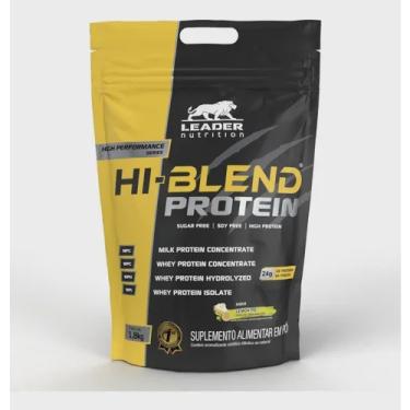 Imagem de Suplemento Em Pó Leader Nutrition Hi-blend Protein Proteínahi-blend Protein Sabor Baunilha Em Sachê De 1.8kg