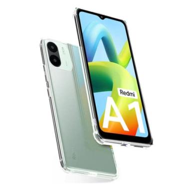 Imagem de Capa Capinha Transparente Anti Impacto Para Novo Redmi A1 Tela de 6.52 Polegadas - (Hard Glass Store)