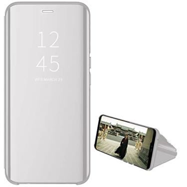 Imagem de Para Samsung Galaxy Z Fold 3 5G Case Luxo Smart Mirror Suporte Magnético Flip Phone Case Para Samsung Z Fold 2 Z Fold3 Capa Traseira, Tira, para Galaxy Z Fold 2 5G