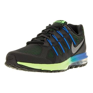 Imagem de NIKE Men's Air Max Dynasty Prem Running Shoe (11 D(M) US, Black/Metallic Cool Gray/Electric Green/Photo Blue)