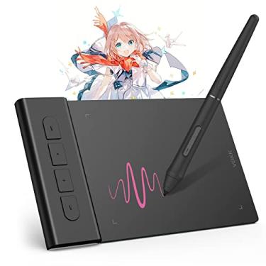 Imagem de VEIKK Mesas Digitalizadoras VK430, com 4 teclas de atalho 8192 níveis de caneta Stylus sem bateria, compatível com Mac/Window/telefone Android/Chrome