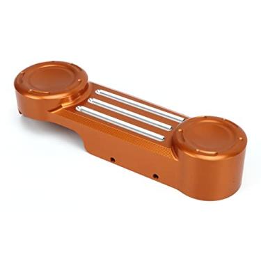 Imagem de Tampa do braço do balancim dianteiro, tampa do braço do balancim dianteiro motocicleta de alta resistência antiferrugem leve fácil de instalar para motocicleta (laranja)