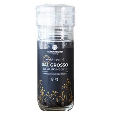 Imagem de Sal Grosso de Alho Negro Artesanal 90g - Alho Negro Do Sítio