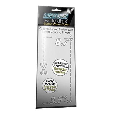 Imagem de Folhas de escurecimento/suavização LightDims White Dims para luzes LED agressivas tamanho médio (1 folha) embalagem de varejo de cor quente. Cor clara branca quente, contagem de unidades 1.