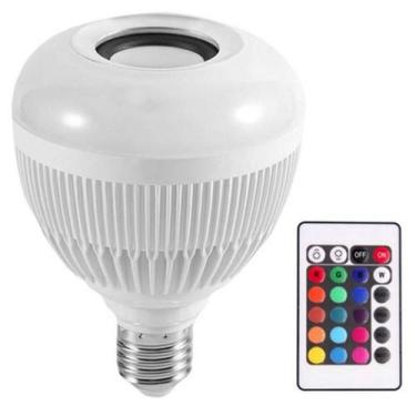 Imagem de heaven2017 E27 lâmpada inteligente LED sem fio Bluetooth APP controle remoto música jogar lâmpada lâmpada