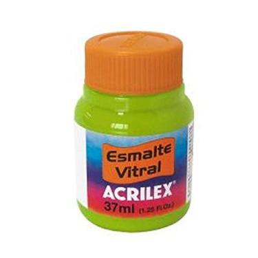 Imagem de Esmalte Vitral 37 ml Acrilex Avulso Verde Pistache 570