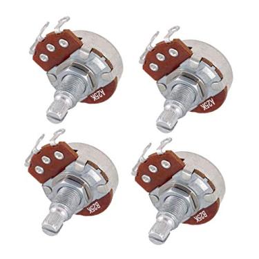 Imagem de kesoto Conjunto de quatro (4X) 25 K de eixo dividido de áudio e baixo potencial de fricção