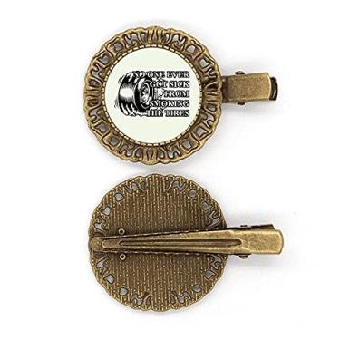 Imagem de Presilha de cabelo com clipe de cabelo e presilha de cabelo para presente Art Deco da Sick Burning Smoke Tire