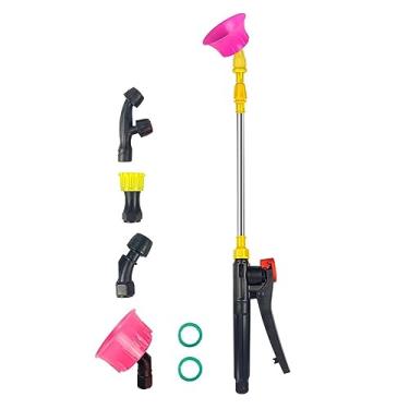 Imagem de ＫＬＫＣＭＳ Haste do pulverizador Haste de extensão do pulverizador Pulverizador elétrico ajustável Varinha de e alça para r plantas suspensas, Bocal retrátil 5