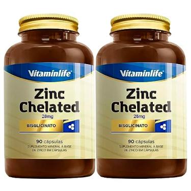 Imagem de Kit 2X Zinc Chelated 28mg - 90 Cápsulas - VitaminLife