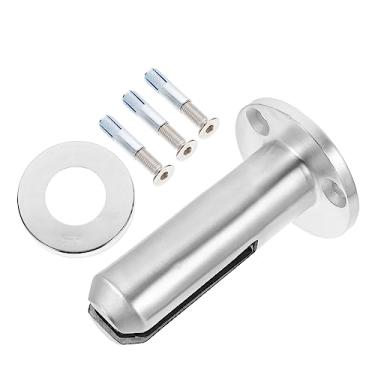 Imagem de Gadpiparty 1 Conjunto Clipe De Vidro Corrimão De Vidro Clipes De Vidro Braçadeira De Chão De Vidro Braçadeira De Vidro Grade Da Varanda Prateleira De Vidro Cair No Chão Aço Inoxidável