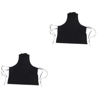 Imagem de Zerodeko 2 Unidades vestido de corte de cabelo tops de alças femininas roupas de trabalho de cabeleireiro roupas de trabalho duráveis avental sem mangas avental de café
