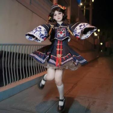 Imagem de Fantasia feminina de vampiro de desenho animado de Páscoa, cosplay, baile de máscaras, festas de formatura