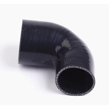 Imagem de JOIUYOLJ Mangueira de cotovelo de redução de 90 graus ID 3 a 10.2 cm (76 mm a 102 mm) para tubo de admissão de ar direto universal Turbo Intercooler reforçado 4 camadas 5,4 mm (90D-ID76-102)