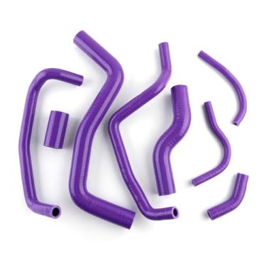 Imagem de JOIUYOLJ Kit de mangueira de radiador de silicone de 3 camadas compatível com Toyota Corolla Levin 1991-2000 AE101 AE111 AE102 1.6L 1.8L 4A-FE 7A-FE... (roxo)