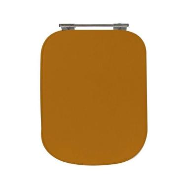 Imagem de Assento Sanitário Poliéster para Louça Tivoli ideal Standard Aço Laranja