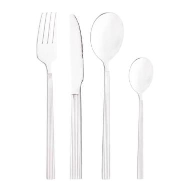 Imagem de Faqueiro 16 Peças de Aço Inox Athenas