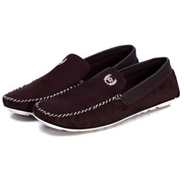 Imagem de Genérico Mocassim Masculino Marrom 38 Mocassim Caminhada Conforto