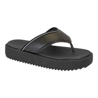 Imagem de Chinelo Moleca 5469.124 Papete Tratorada Flatform Brilho Dedo Feminino