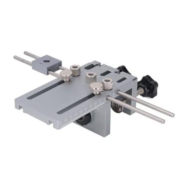 Imagem de Kit de Gabarito de Cavilha Autocentrante para Localizador de Broca de Madeira, Localizador de Broca para Carpintaria, Braçadeira Estável Com Liberação Rápida, Haste Estendida