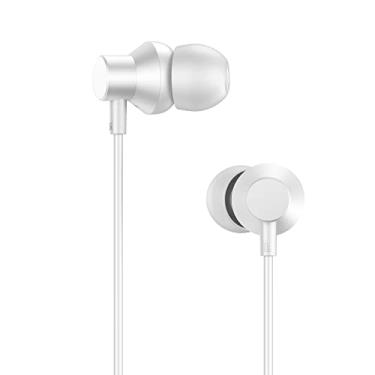 Imagem de FONE COM FIO IN EAR BRANCO 3.5MM COM MICROFONE LENOVO 1.15M