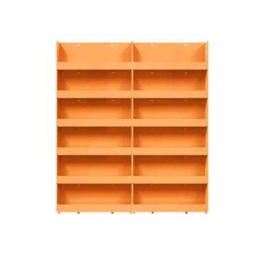 Imagem de Expositor de Parede Para Esmaltes 12 bandejas - Laranja - SANTA CLARA