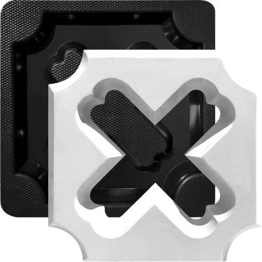 Imagem de Forma 3d Abs Cobogó Concreto Profissional Elemento Vazado - Clover