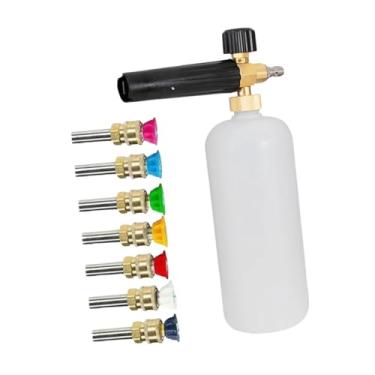 Imagem de Generic Pulverizador de espuma para lavagem de carros, Pulverizador de espuma em forma de floco de neve, Conexão rápida, Acessórios profissionais Pote de