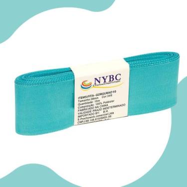 Imagem de Fita Para Laço De Gorgurão Turquesa Escuro - 22mm C/10 Metros - Nybc
